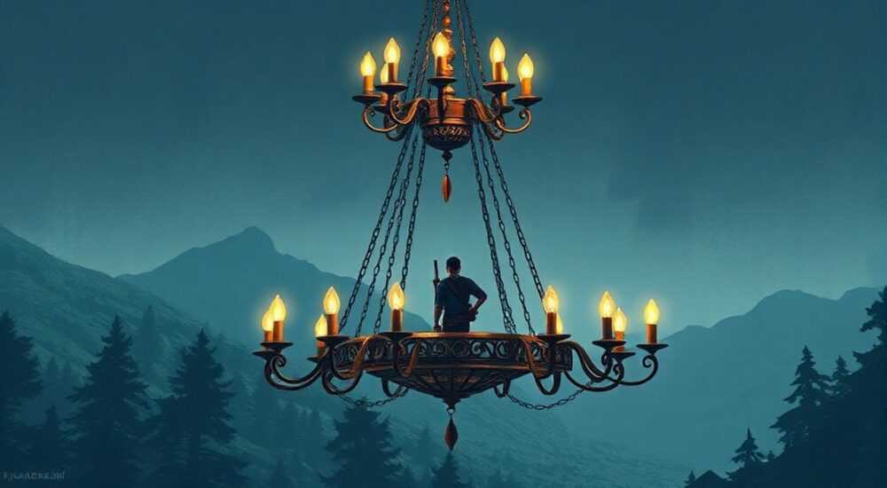 Игра uncharted что делать с люстрой
