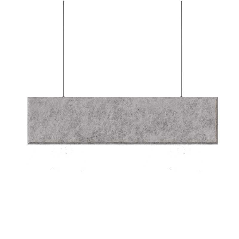 Акустическая панель из войлока K&R Design BFLF Прямоугольник 1200х150х9 мм цвет светло-серый Акустическая панель из войлока K&R Design BFLF Прямоугольник 1200х150х9 мм цвет светло-серый