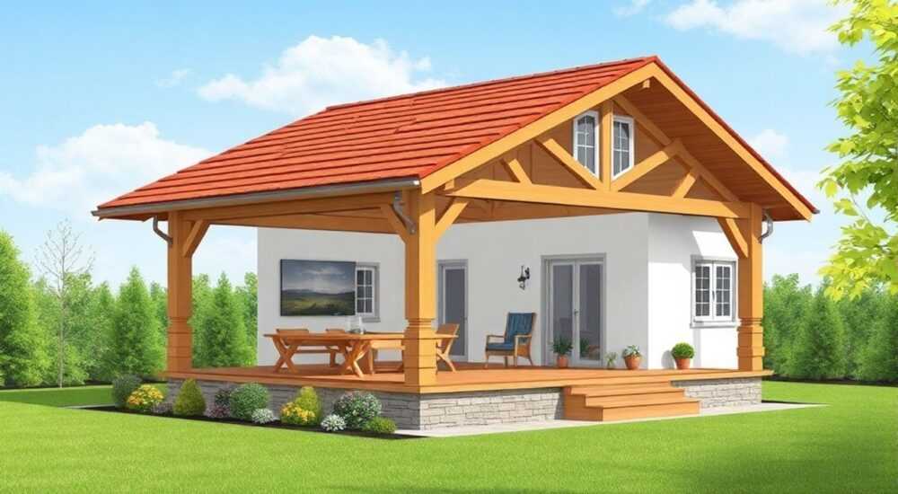 Из чего сделать крышу беседки на даче