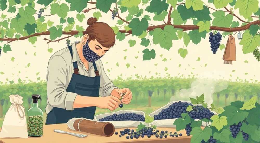 Как делать пакеты для саженцев винограда
