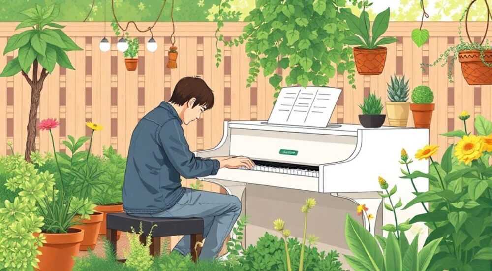 Как играть во саду ли в огороде на пианино