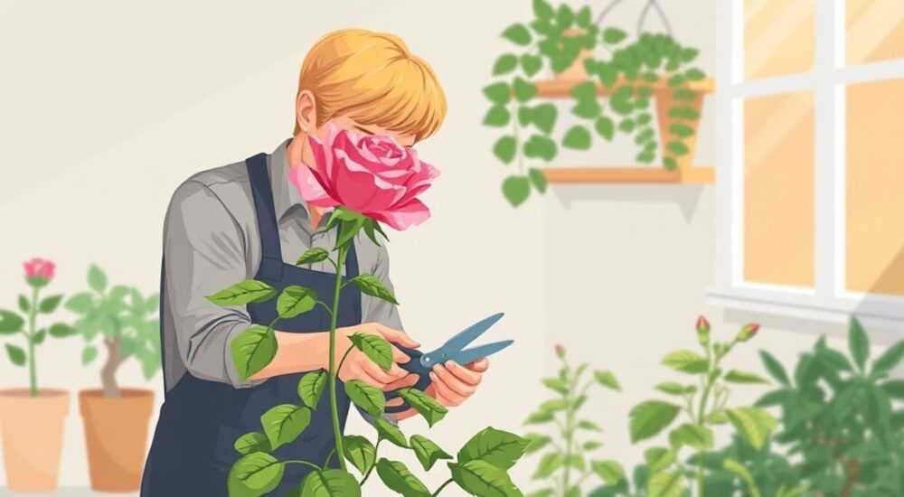 Как из срезанной розы вырастить саженец дома в горшке