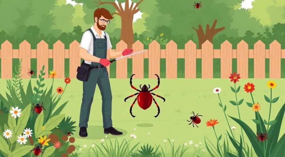 Как избавиться от клещей на даче