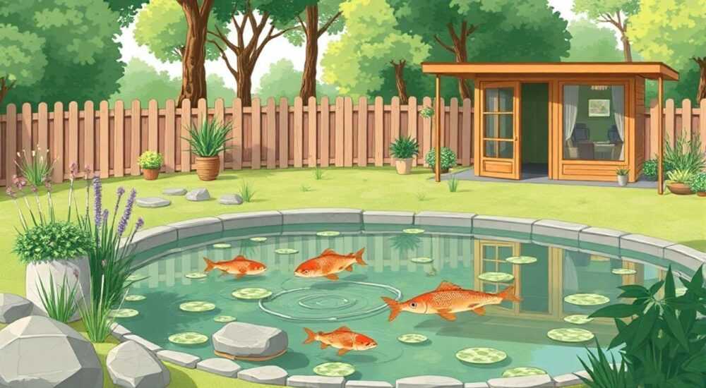 Как известковать пруд с рыбами на даче