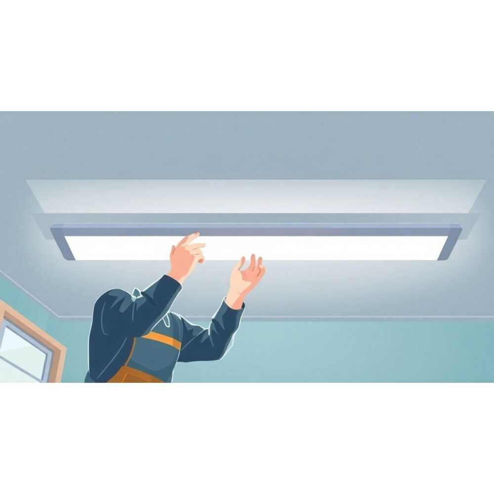 Как найти причину в светильнике дневного света