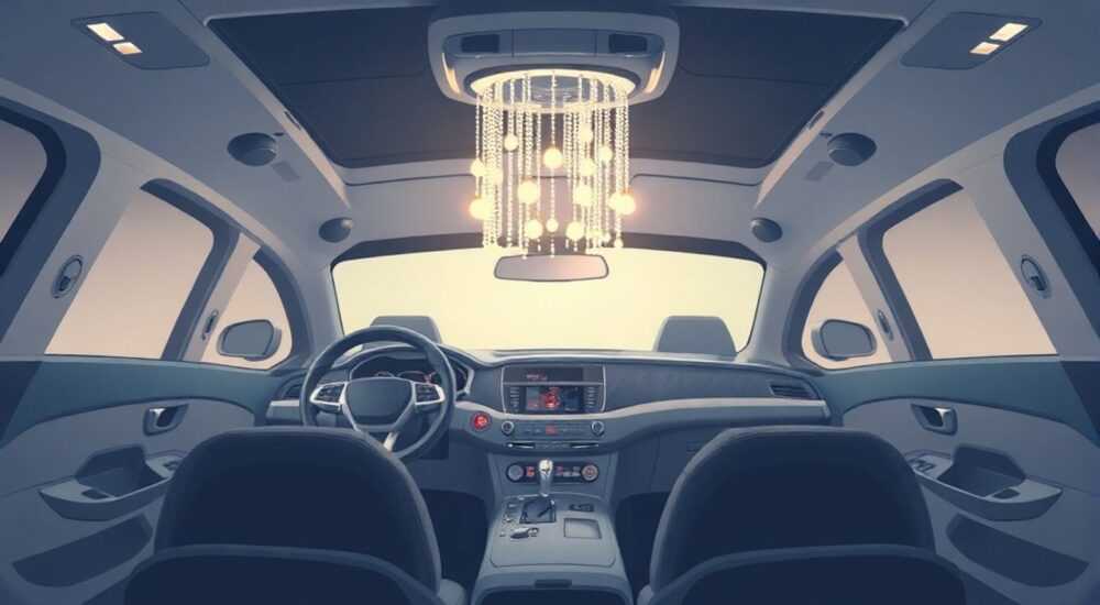 Как называется диодная люстра на авто