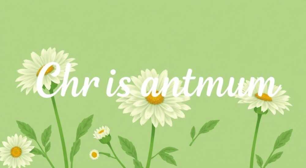 Как называется зеленая хризантема