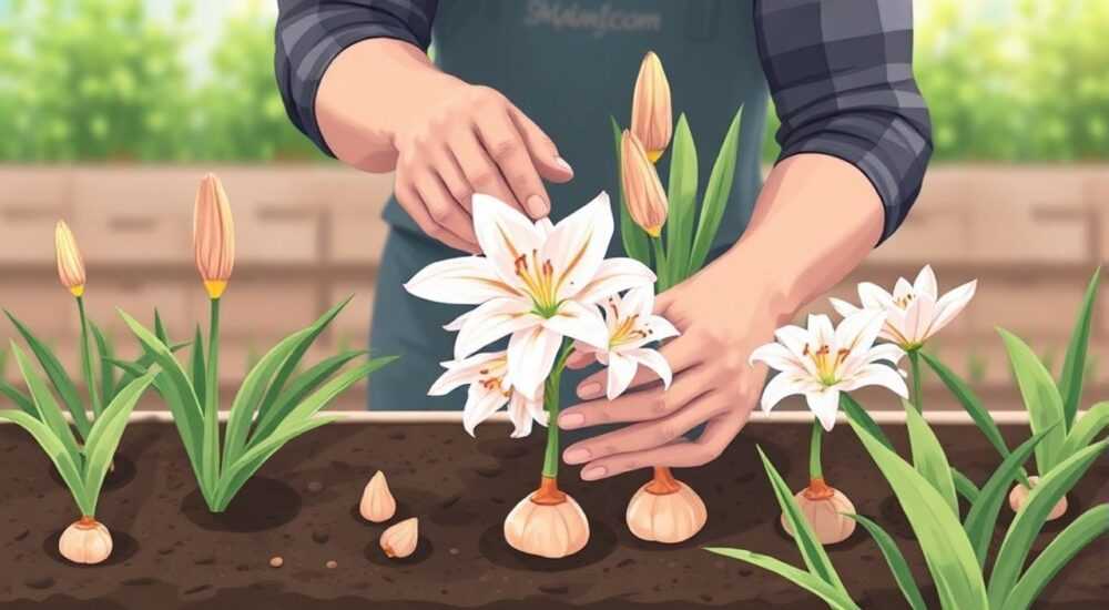 Как обработать луковицы лилий перед посадкой