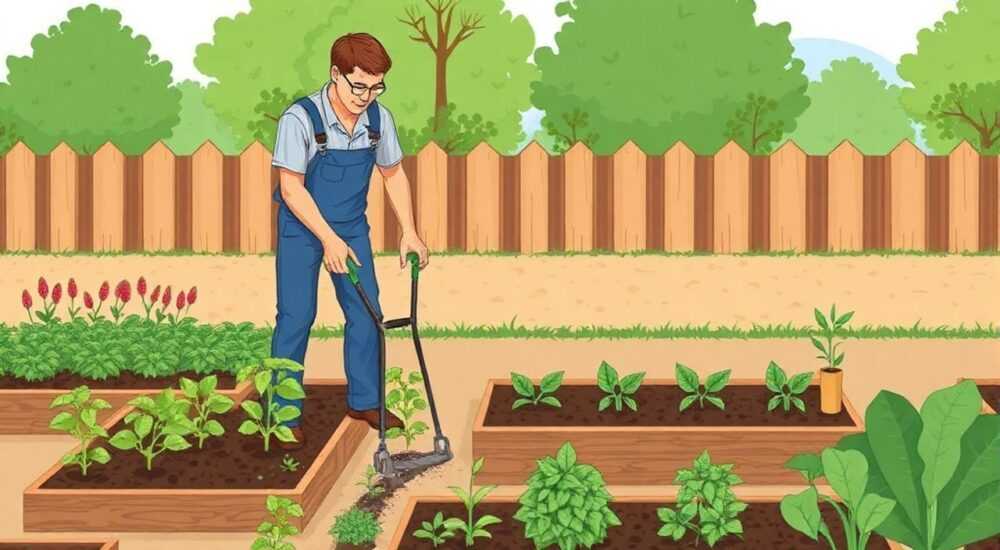 Как перекапывать землю в высоких грядках