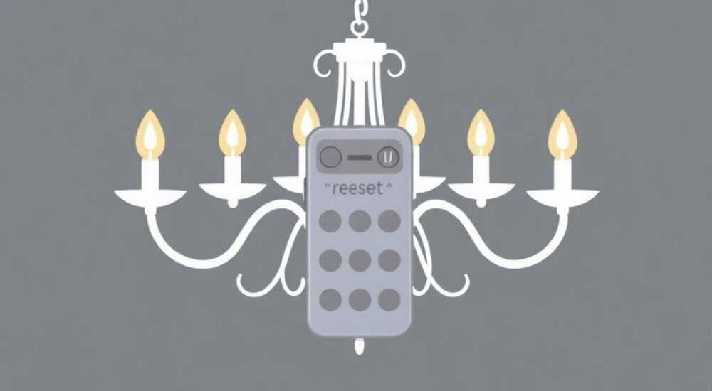 Как переводится слово reset на пульте люстры