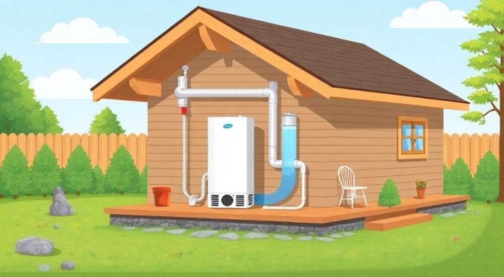 Как подключить водонагреватель накопительный на даче