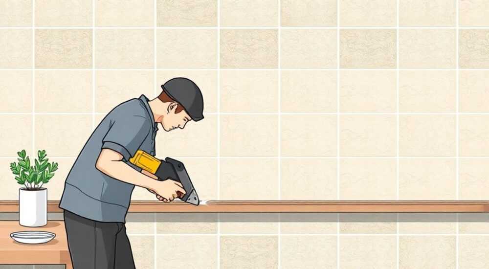 Как подрезать керамическую плитку на стене