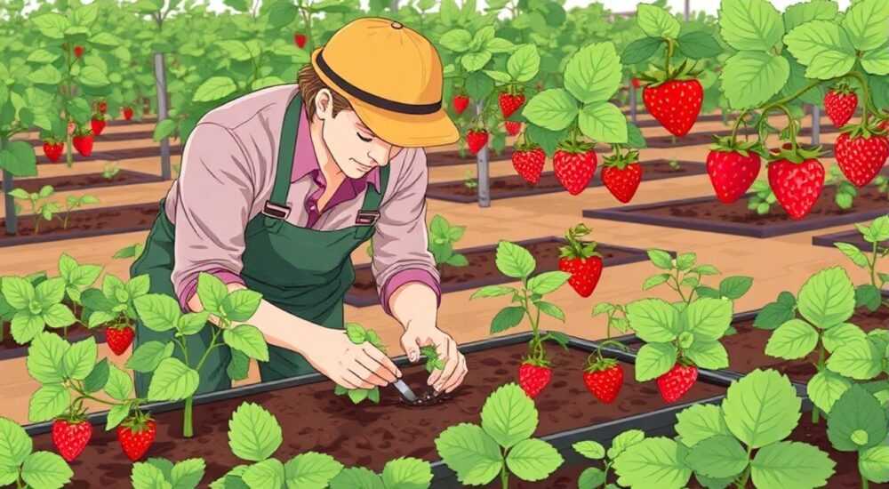 Как посадить ремонтантную клубнику на рассаду