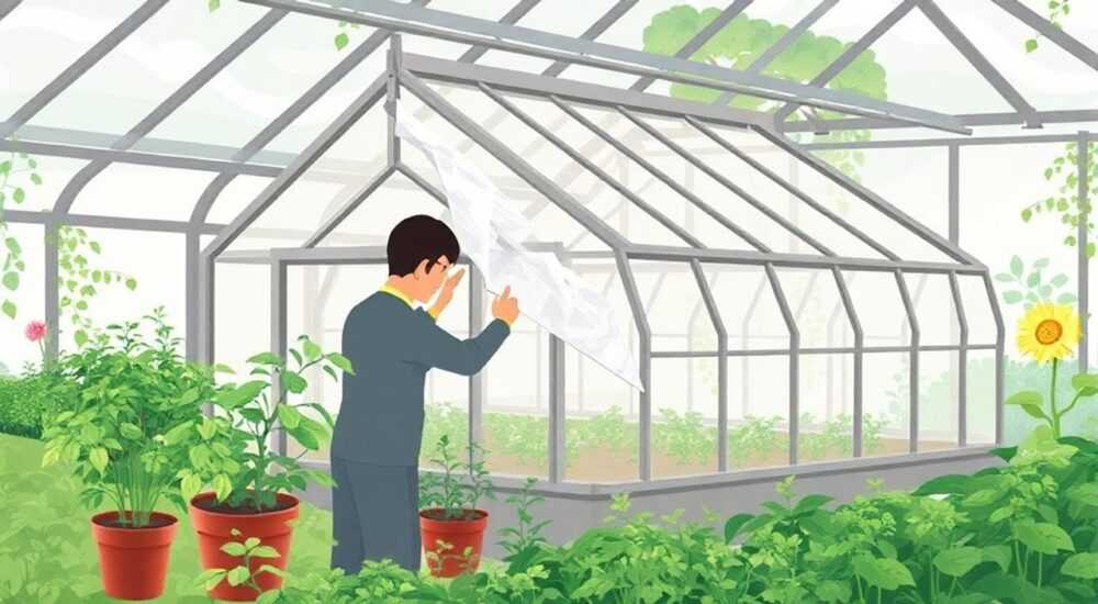 Как правильно крепить пленку на теплицу