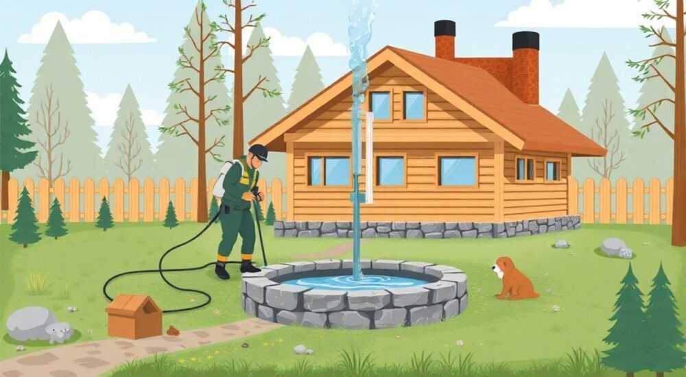 Как происходит бурение скважин на воду на даче