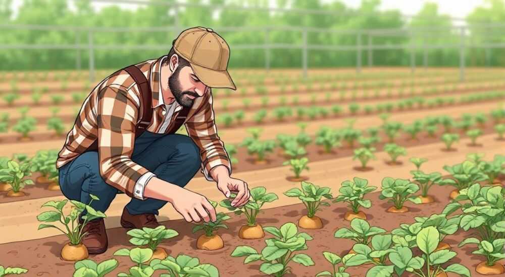 Как проверяют норму и глубину посадки картофеля
