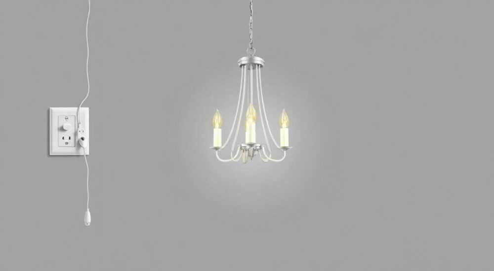 Как провести кабель от выключателя к люстре