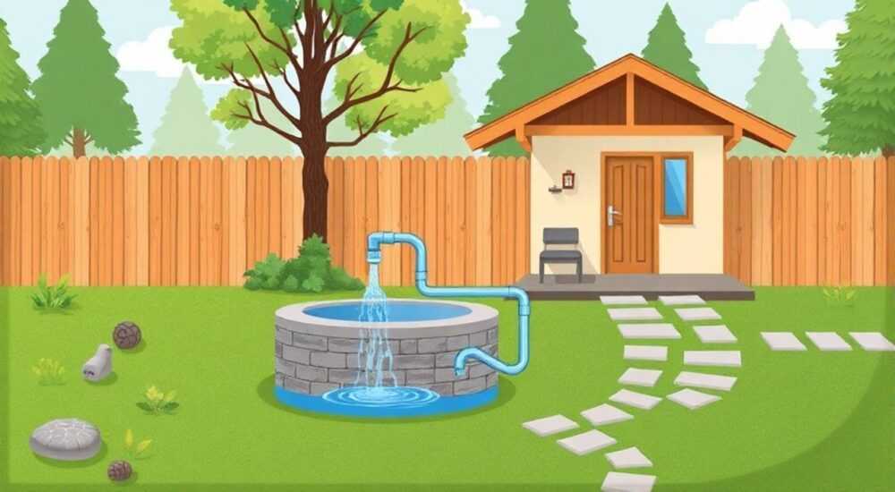 Как провести водопровод на даче из колодца
