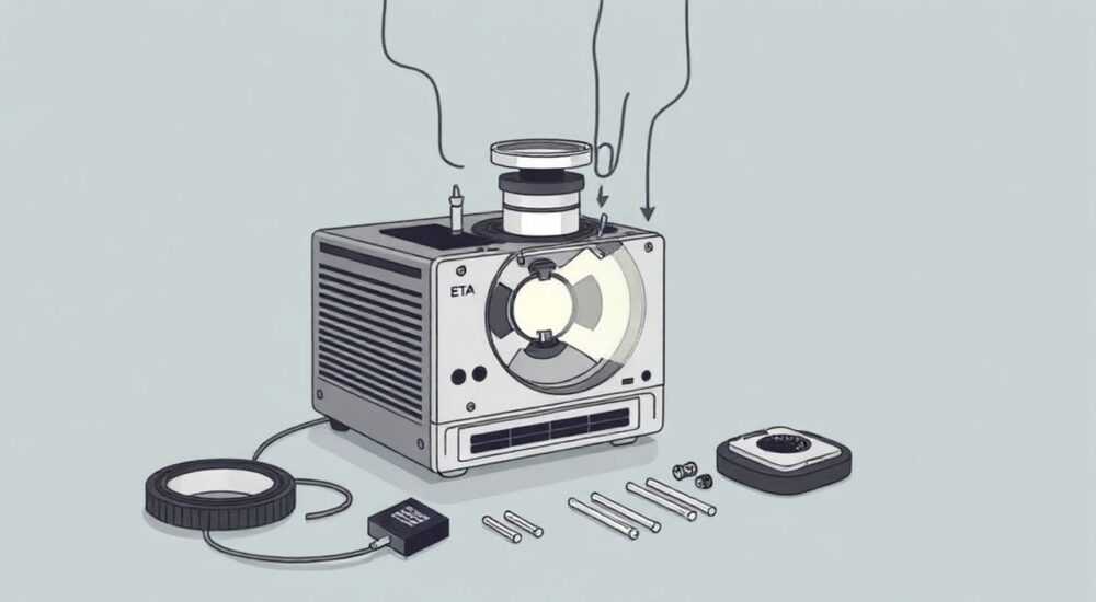 Как разобрать светильник проектор disco