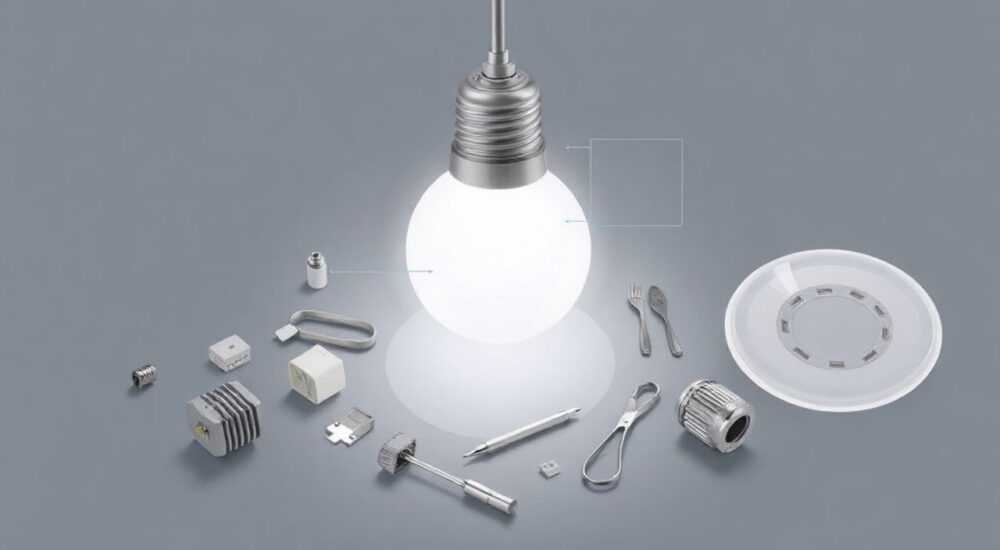 Как разобрать светодиодный светильник рро1200smd