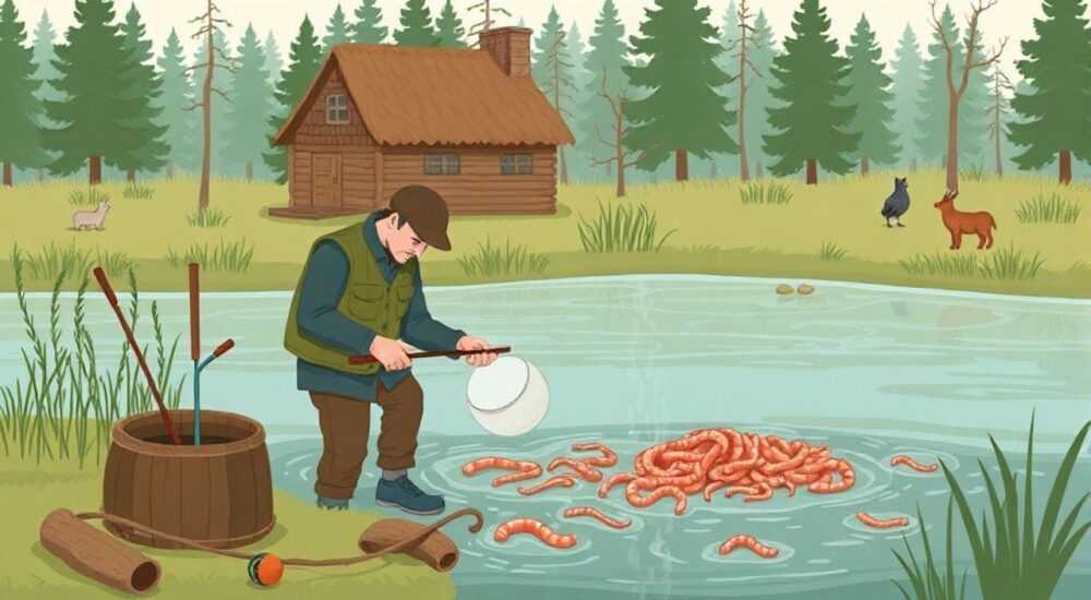 Как развести червей для рыбалки на даче