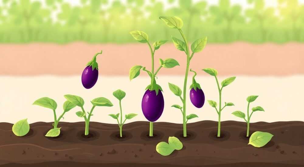 Как садить рассаду баклажан