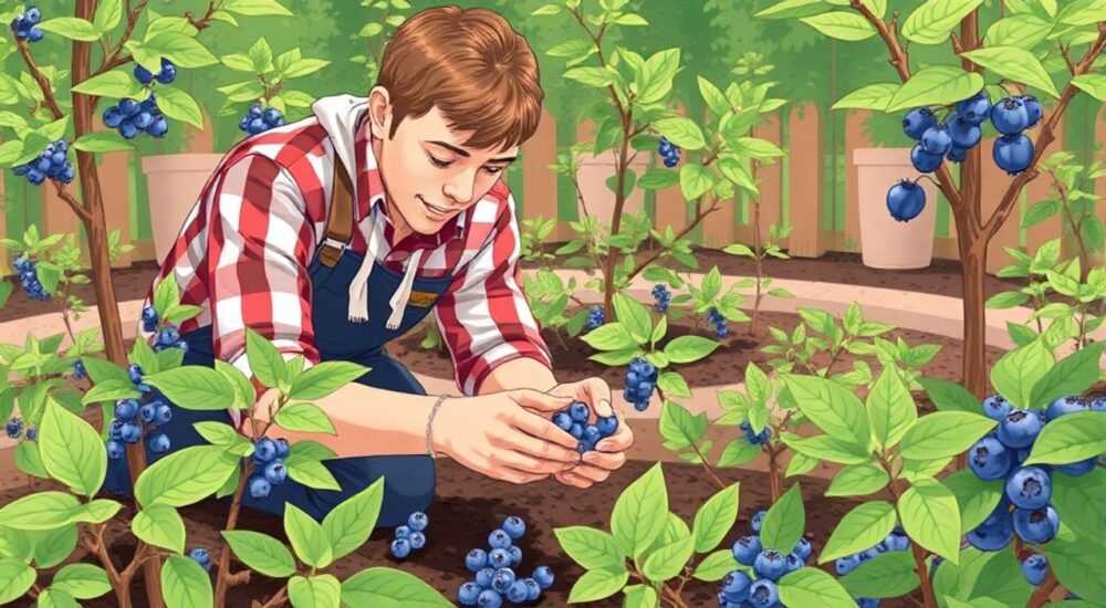 Как сажают голубику в огороде