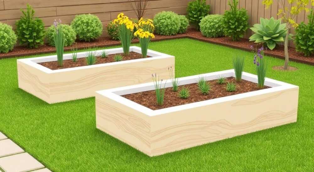 Как сделать грядки из пенопласта