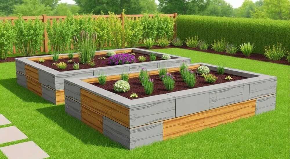 Как сделать грядки из старого шифера