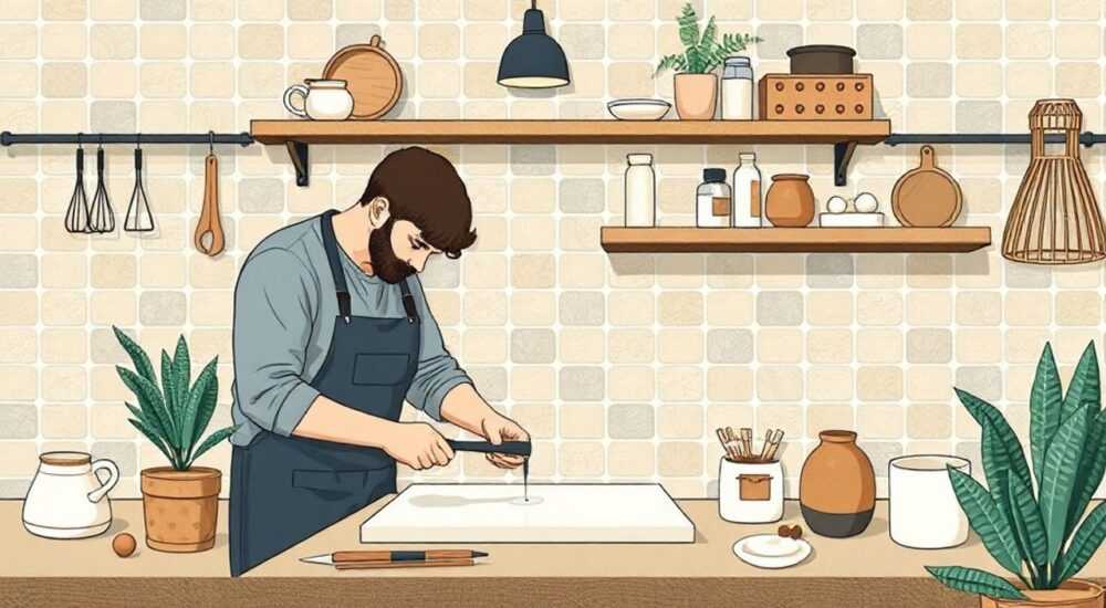 Как сделать керамическую плитку дома