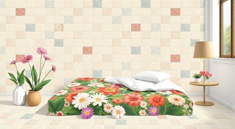 Как сделать клумбу из керамической плитки