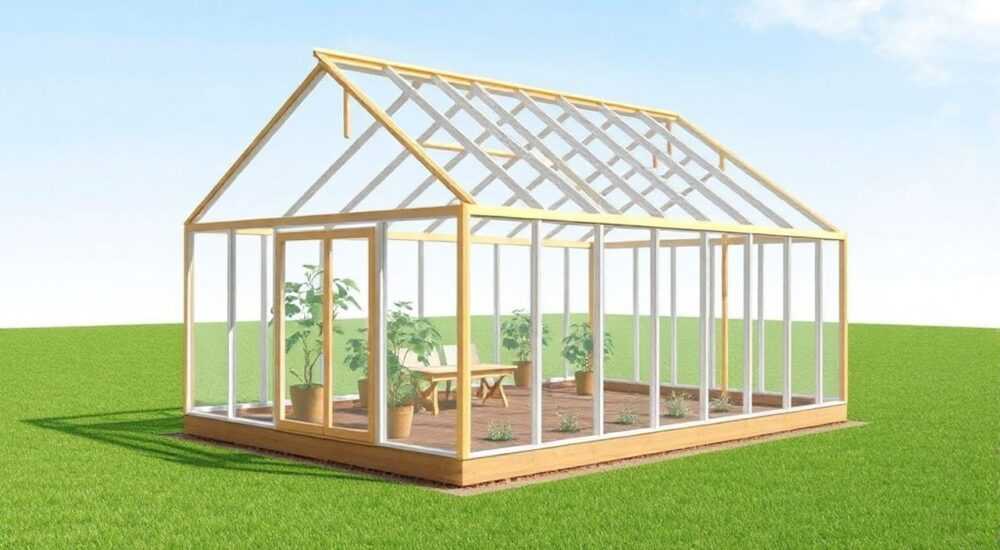 Как сделать парник из стеклопластиковой арматуры