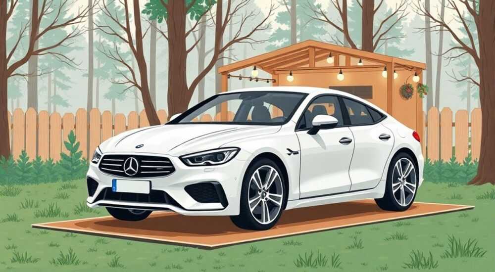 Как сделать площадку под авто на даче
