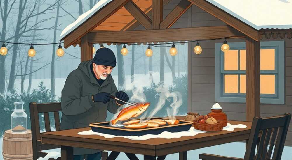 Как сделать рыбу холодного копчения на даче
