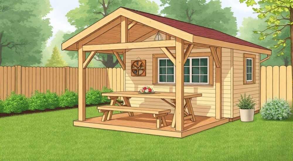 Как сколотить стол из досок своими руками для дачи