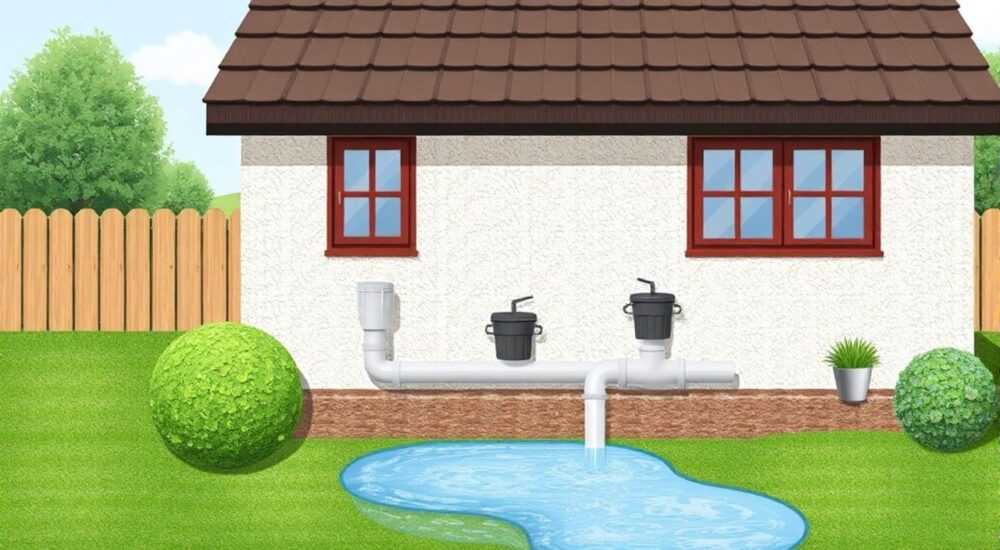 Как слить воду из труб на даче