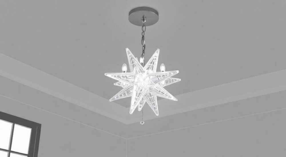 Как снять звездочку со светодиодной люстры led
