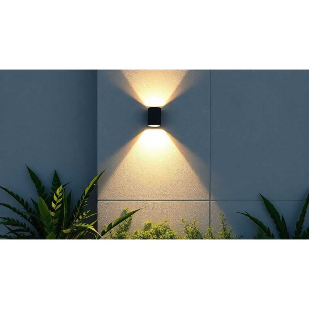 Как собрать уличный светильник на стену