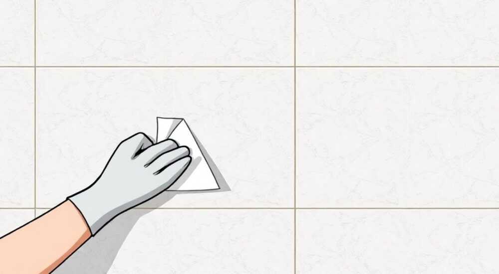 Как убрать строительный скотч с керамической плитки