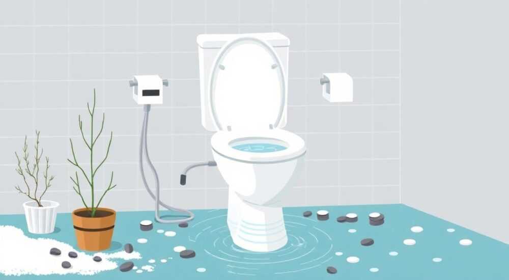 Как убрать воду из унитаза на даче на зиму