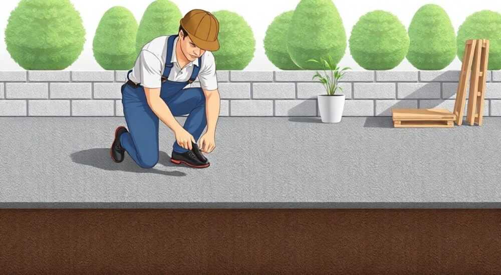 Как уложить резиновую плитку на землю на даче своими руками