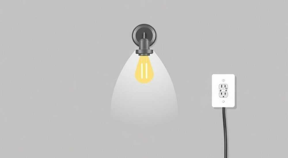 Как установиться бра от розетки