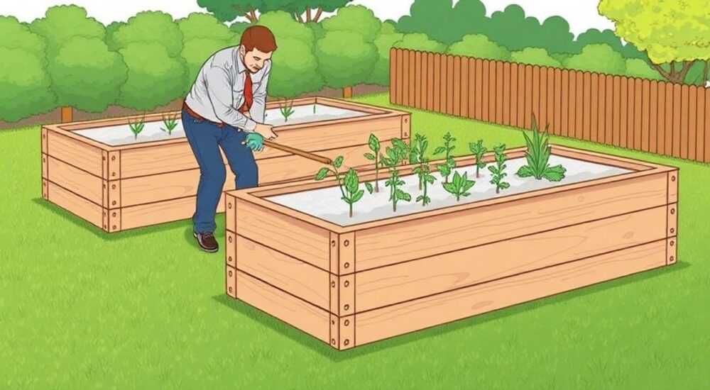 Как утеплить высокие грядки