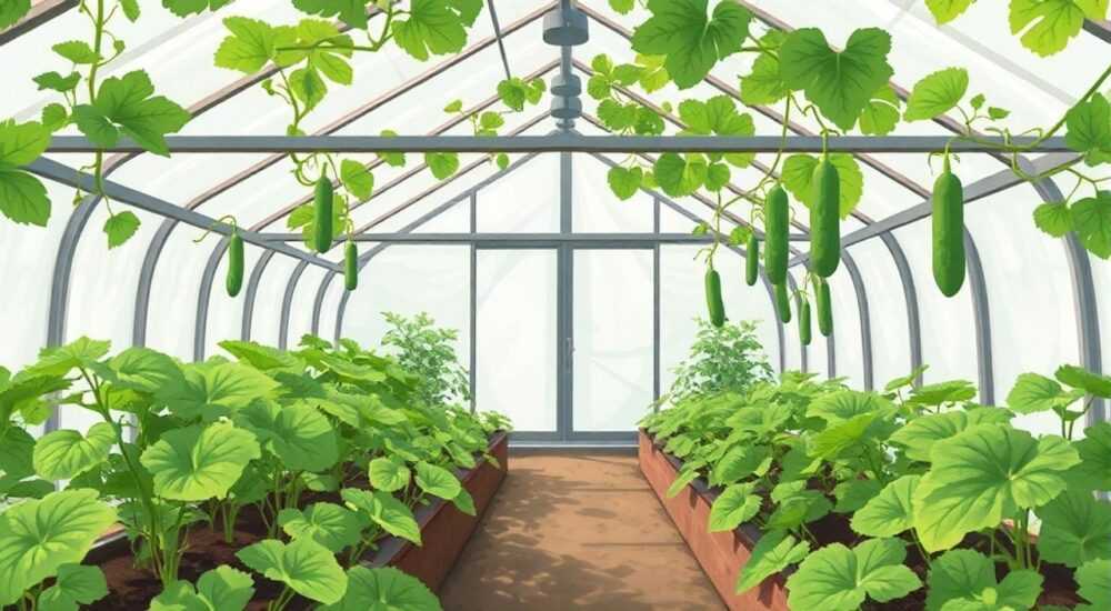 Как вырастить огурцы зимой в теплице на продажу