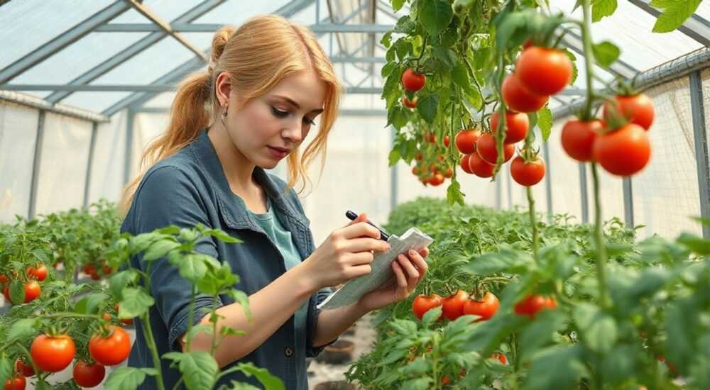 Как юля миняева мучирует томаты в теплице