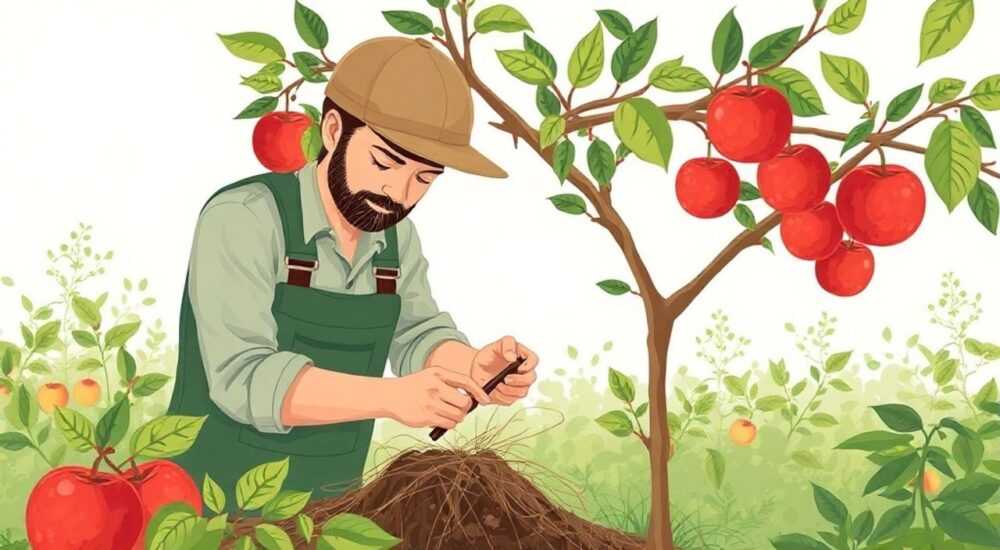 Как заготовить черенки яблони для прививки