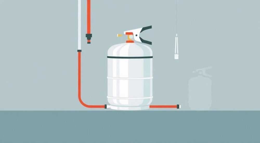 Как заменить газовый баллон на даче