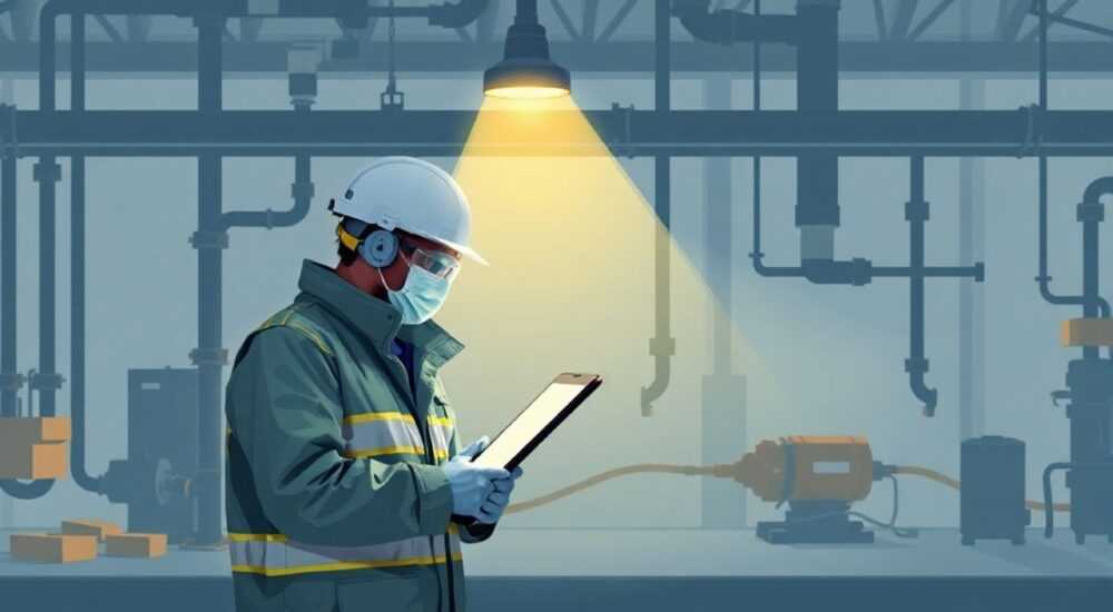 Какие светильники необходимо применять для освещения при проведении газоопасных работ