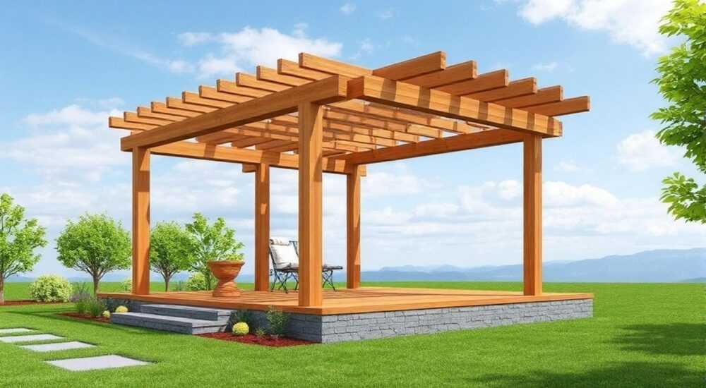Какой фундамент выбрать для беседки из дерева