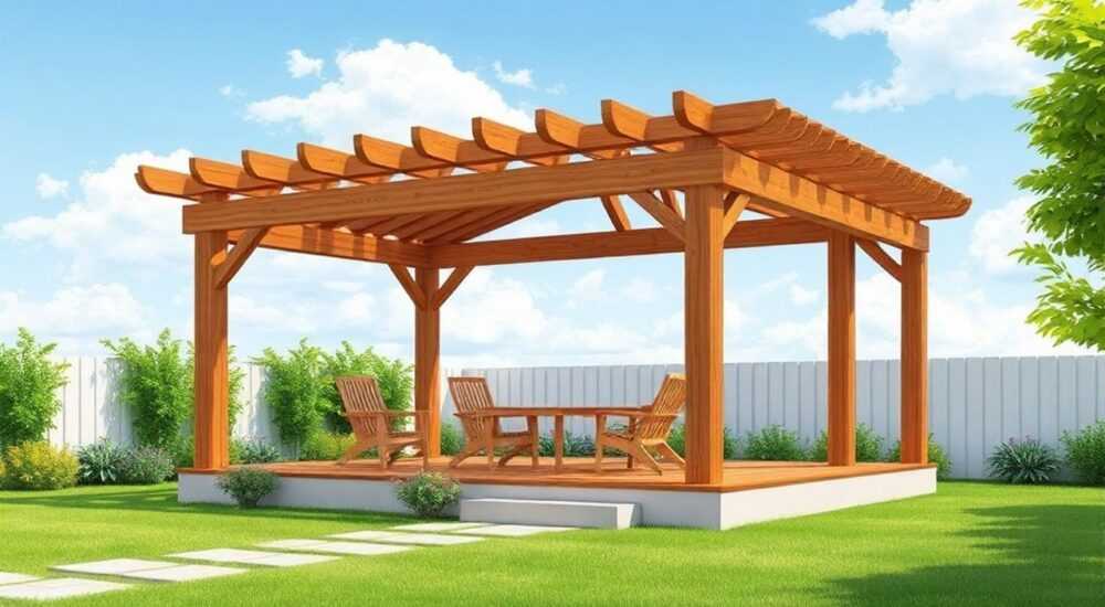 Какой краской красить беседку из дерева